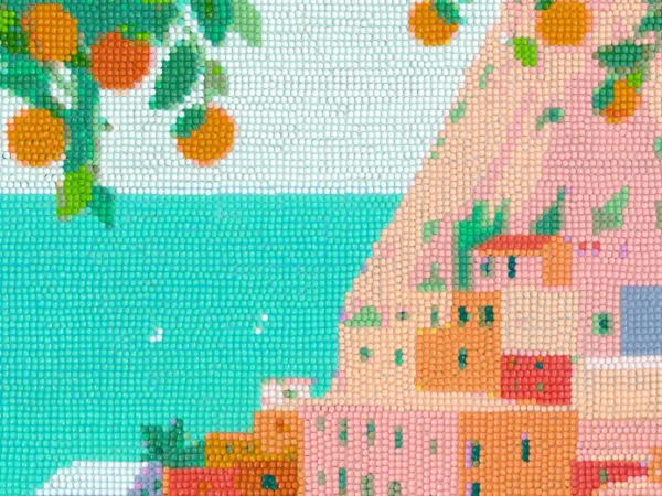 Diamond painting- Positano