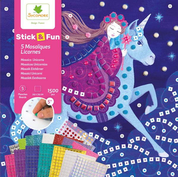 Stick&FUN L - חדי קרן קסומים
