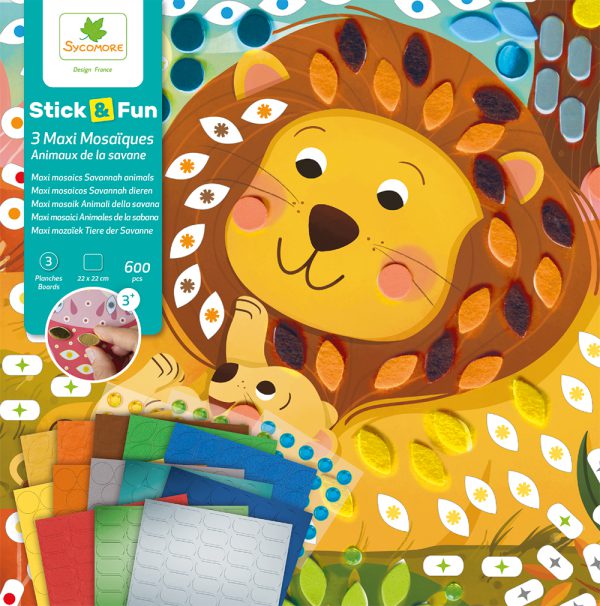 Stick&FUN S - חיות סוואנה